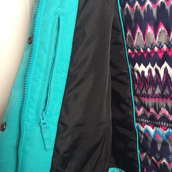 Turquoise Firefly Aquabase 5K Women's Winter Jacket - Picture 8 of 12